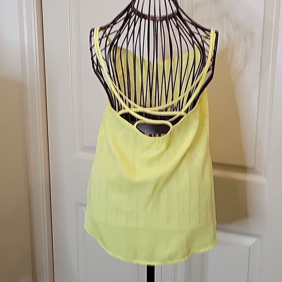 Anthropologie Cloth & Stone Yellow Tencel Tank Top Size XS - Picture 3 of 7